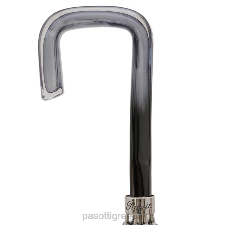 ομπρέλα | PASOTTI 416nt 21284-7 g17 - γκρι ομπρέλα με καρφιά με στάμπα κρανίων 2N6B8562 γυναίκες